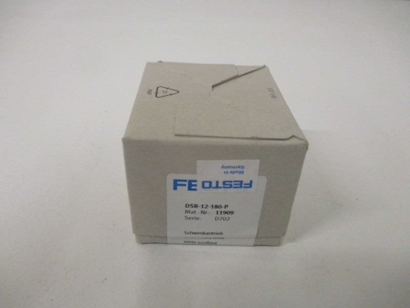 FESTO DSR-12-180-P PNEUMATIC CYLINDER SEMI-ROTARY DRIVE * FACTORY SEALED *