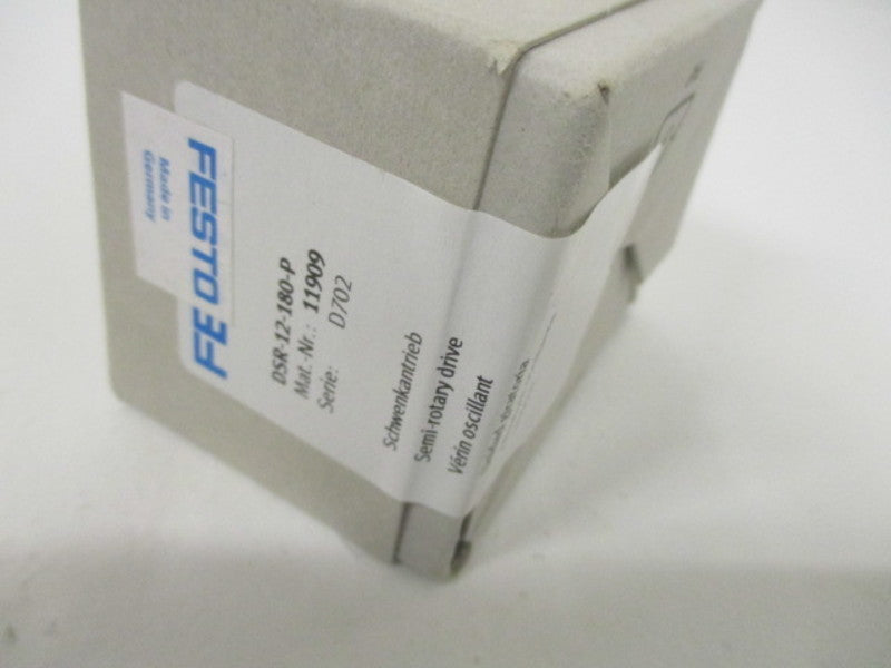 FESTO DSR-12-180-P PNEUMATIC CYLINDER SEMI-ROTARY DRIVE * FACTORY SEALED *
