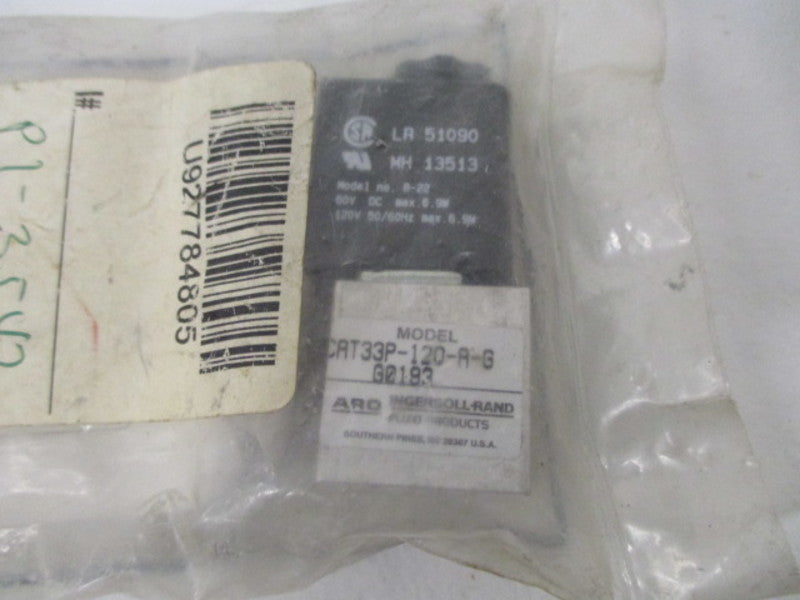 ARO CAT33P-120-A-G 2G487 SOLENOID VALVE COIL 120 VAC * NEW IN FACTORY BAG *