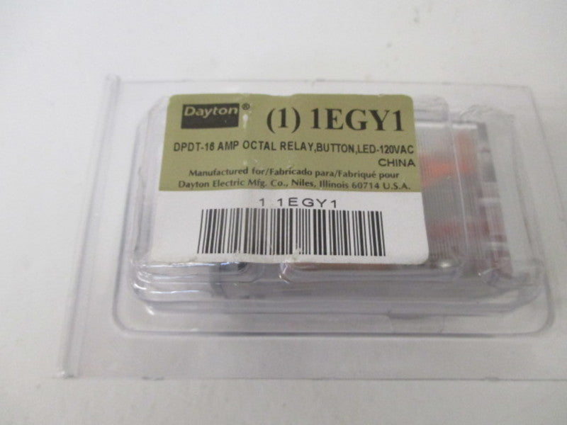 DAYTON 1EGY1 RELAY 120VAC * NEW IN ORIGINAL PACKAGE *