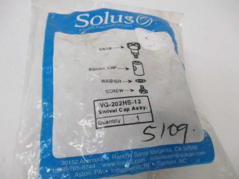 SOLUS VG-202HS-12 SWIVEL CAP ASSEMBLY * NEW IN FACTORY BAG *