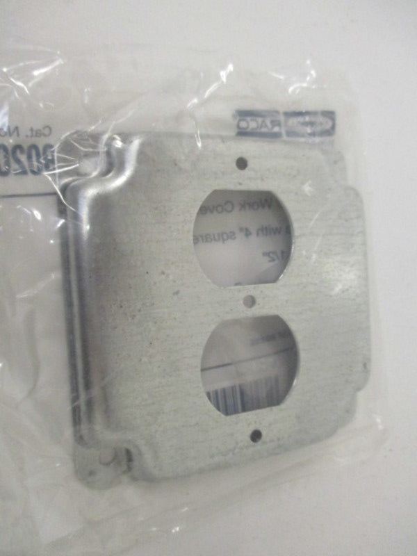 RACO 902C EXPOSED WORK COVER FOR DUPLEX RECEPTACLE * NEW IN FACTORY BAG *