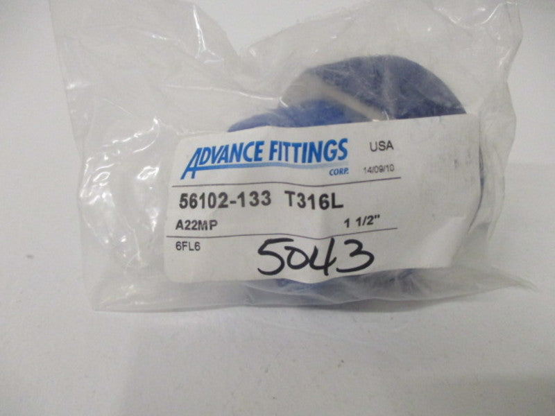 ADVANCE FITTINGS 56102-133 T316L * NEW IN FACTORY BAG *