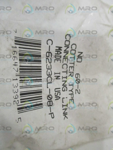 TSUBAKI 60-2 COTTER TYPE CONNECTING LINK * NEW IN FACTORY BAG *