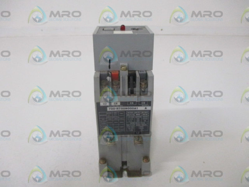 ALLEN BRADLEY 700-RT00N000A1 SER. A TIMING RELAY * USED *