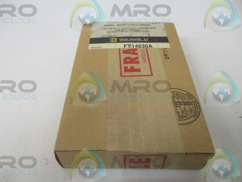 SQUARE D FY14030A MOLDED CASE CIRCUIT BREAKER * FACTORY SEALED *