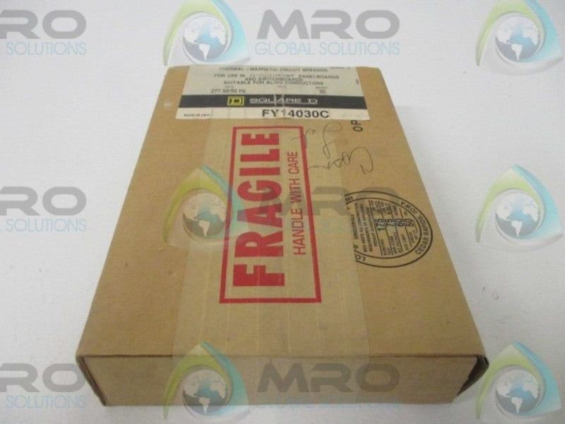 SQUARE D FY14030C MOLDED CASE CIRCUIT BREAKER * FACTORY SEALED *