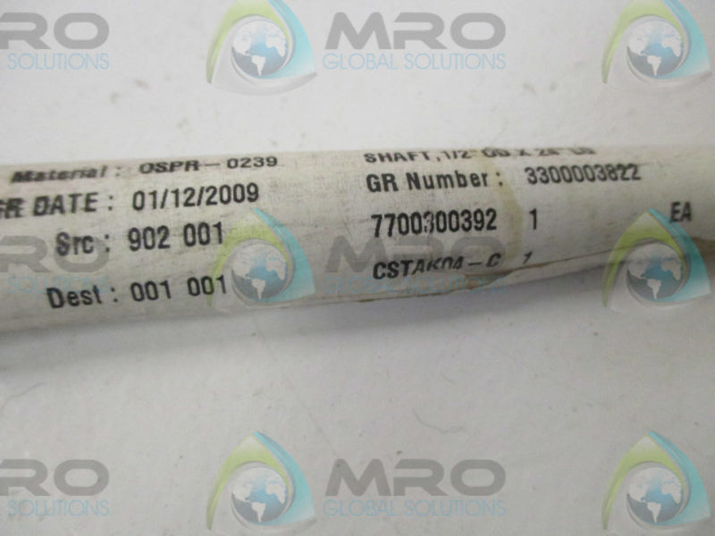 T THOMSON CSTAK04-C SHAFT 1/2" OD X 24" LG * NEW IN FACTORY BAG *