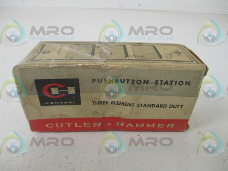 CUTLER HAMMER 10250H 5206A PUSHBUTTON STATION (AS PICTURED) * NEW IN BOX *