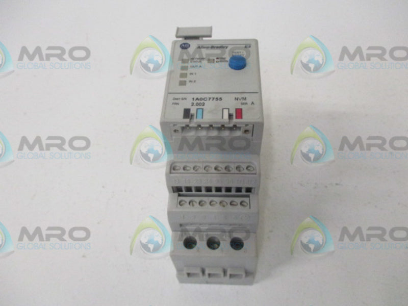 ALLEN BRADLEY 193-EC1AB SER. A SOLID STATE OVERLOAD RELAY * USED *