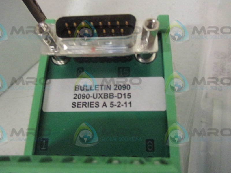 ALLEN BRADLEY 2090-UXBB-D15 SER. A BOARD BREAK OUT 15 PIN * NEW IN BOX *