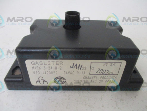 CHANNEL PRODUCTS MARK 6-24-W-2 GASLITER * NEW NO BOX *