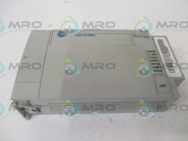 ALLEN BRADLEY MICROLOGIX 1500 1764-LSP SER. B F/W 4PROCESSOR UNIT * USED *