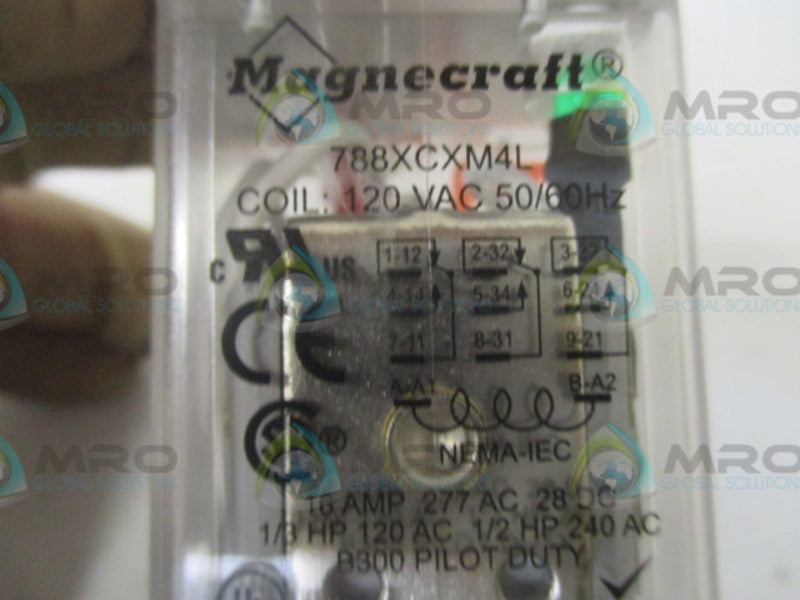 MAGNECRAFT 788XCXM4L RELAY 120VAC * NEW IN ORIGINAL PACKAGE *