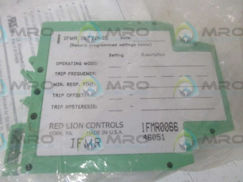 RED LION CONTROLS IFMR0066 * NEW IN FACTORY BAG *