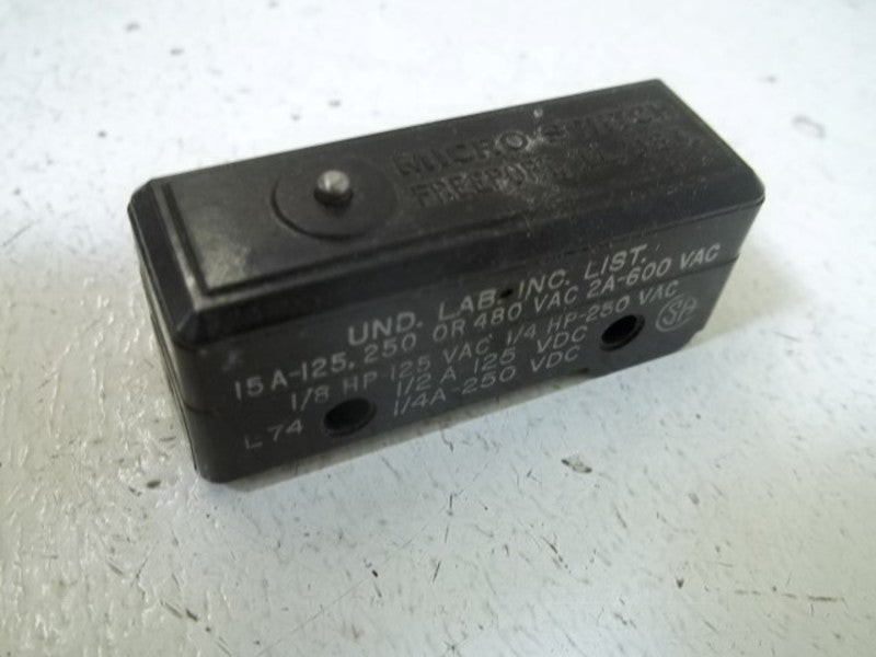 MICROSWITCH BZ-2R (LOT OF 9) SNAP ACTION SWITCH *USED*
