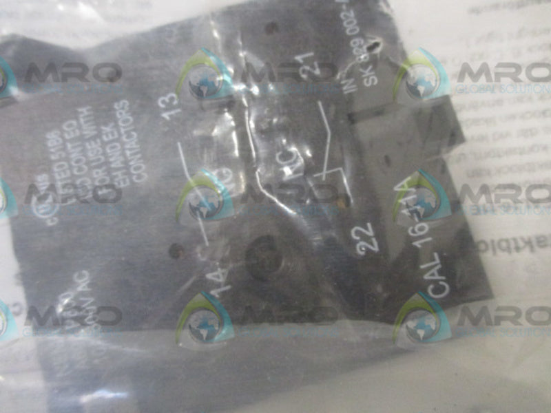 ABB CAL16-11A SK829002-A AUXILIARY CONTACT AUXILIARY * NEW IN FACTORY BAG *