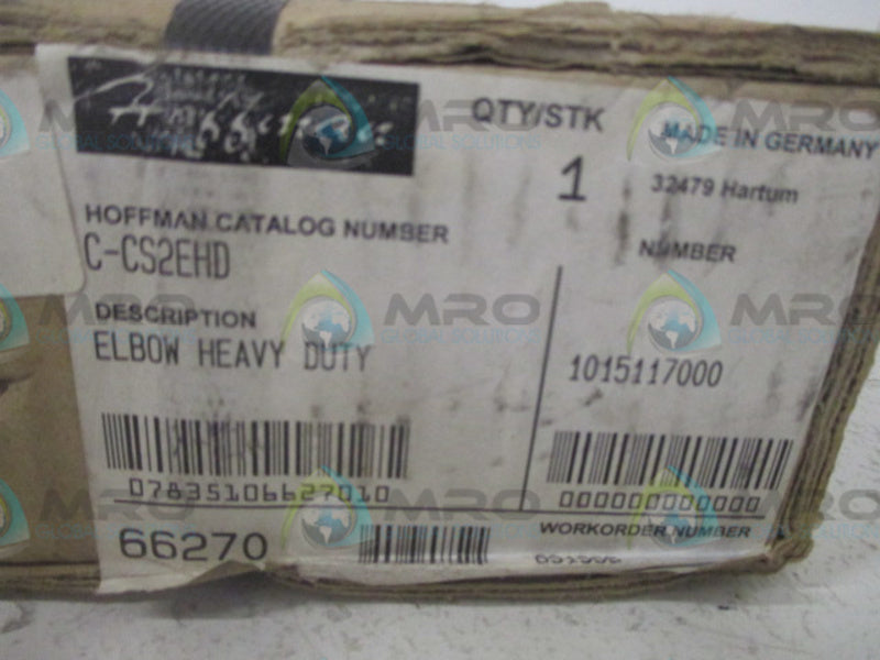 HOFFMAN C-CS2EHD ELBOW HEAVY DUTY * FACTORY SEALED *