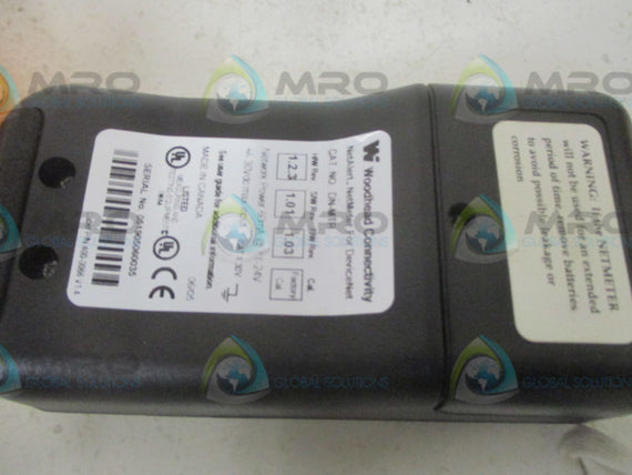 WOODHEAD DN-MTR DEVICE NET METER (MISSING ACCESSORIES) * NEW NO BOX *