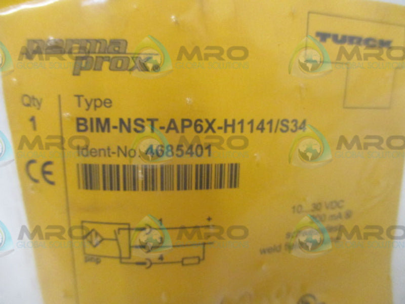 TURCK BIM-NST-AP6X-H1141/S34 CYLINDER POSITION SENSOR * NEW IN FACTORY BAG *