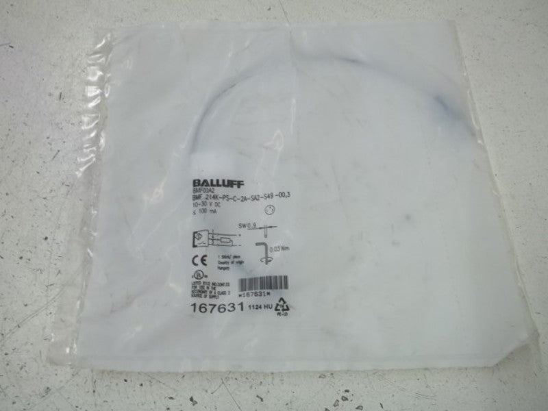 BALLUFF BMF214K-PS-C-2A-SA2-S49-00,3 FILED SENSOR* NEW IN A FACTORY BAG *