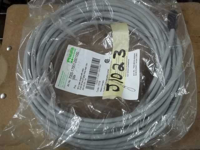 MURR ELEKTRONIK 7000-17001-2921000 M12 MALE STRAIGHT W/CBL* NEW IN FACTORY BAG *