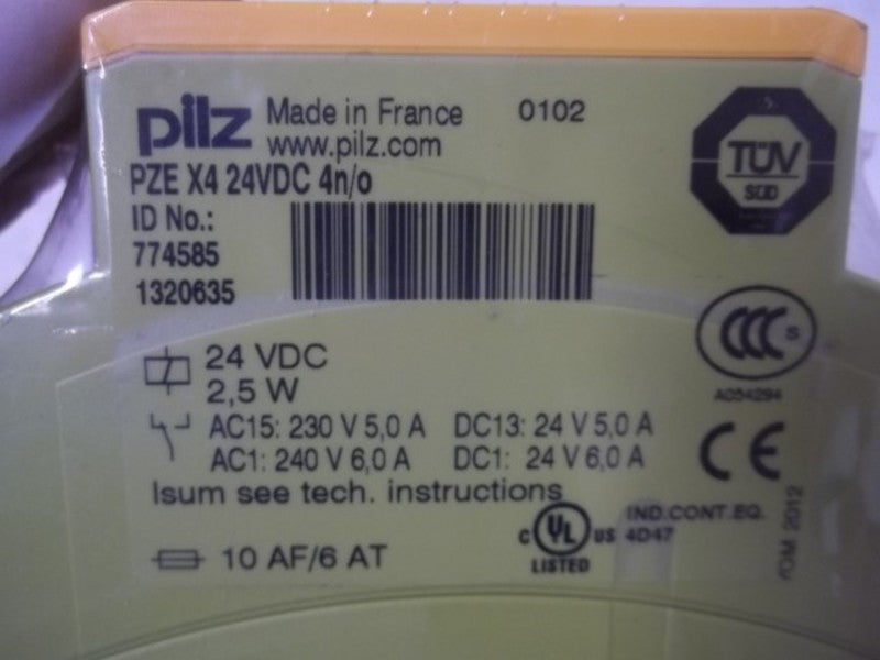 PILZ PZEX424VDC4N/O 774585 24VDC 5.0A NSNP