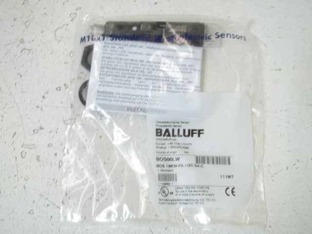 LOT OF 3 BALLUFF BOS 18KW-PA-1QC-S4-C PHOTOELECTRIC SENSOR *NEW IN BOX*