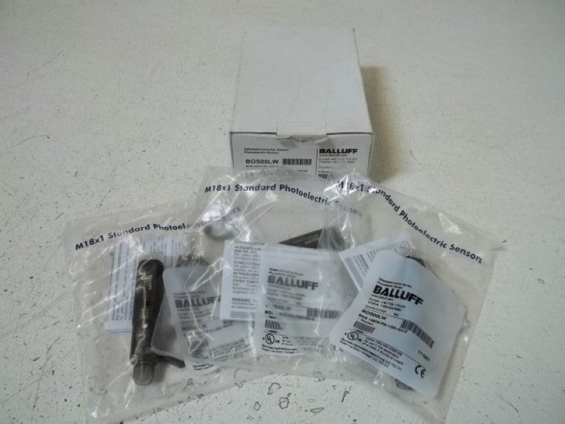 LOT OF 3 BALLUFF BOS 18KW-PA-1QC-S4-C PHOTOELECTRIC SENSOR *NEW IN BOX*
