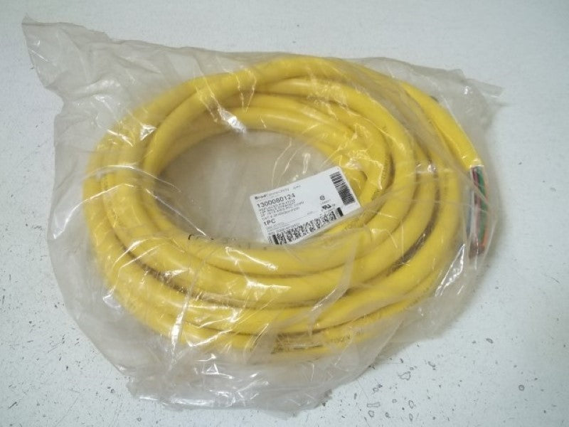BRAD CONNECTIVITY 301002A01F200 MALE STRAIGHT CORDSET 20' * NEW IN FACTORY BAG *