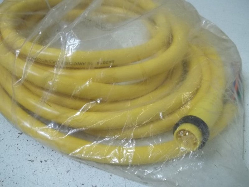 BRAD CONNECTIVITY 301002A01F200 MALE STRAIGHT CORDSET 20' * NEW IN FACTORY BAG *