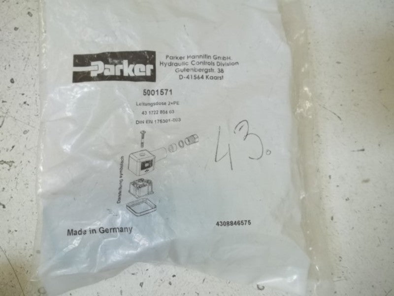 PARKER 5001571 PLUG * NEW IN FACTORY BAG *