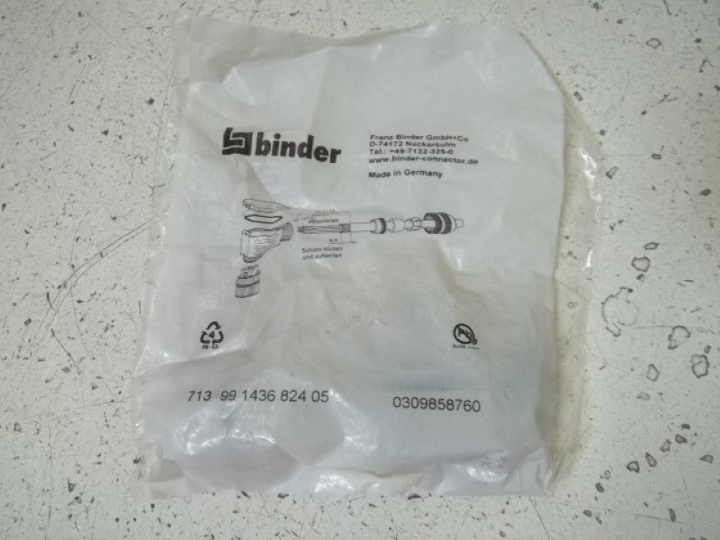 BINDER 713-99-1436-824-05 CONNECTOR * NEW IN FACTORY BAG *