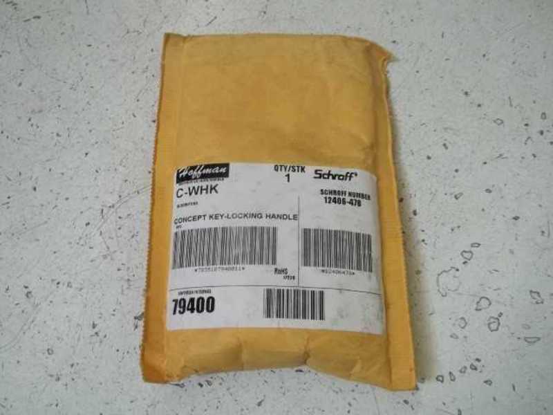 HOFFMAN C-WHK CONCEPT KEY-LOCKING HANDLE * ORIGINAL PACKAGE *