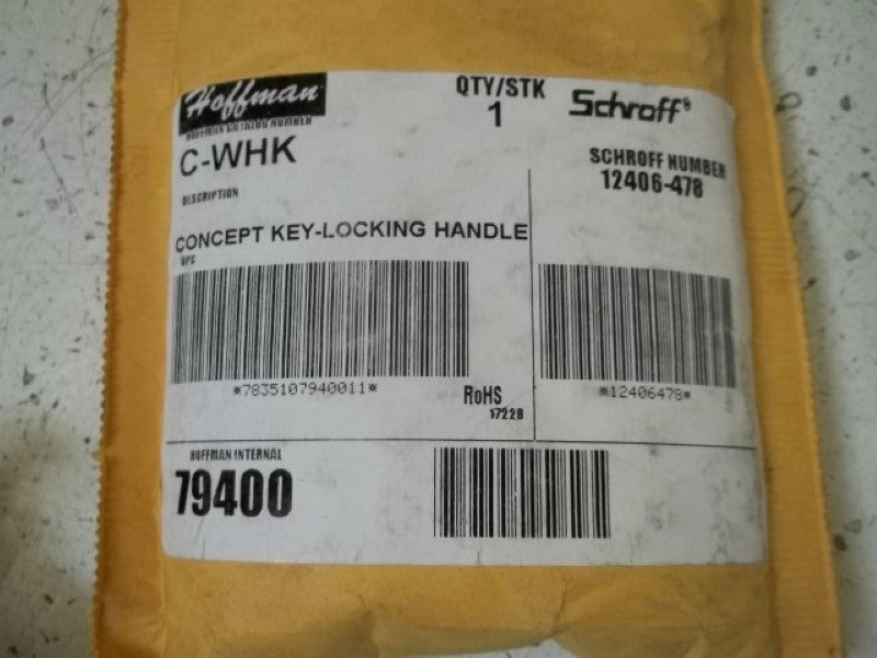 HOFFMAN C-WHK CONCEPT KEY-LOCKING HANDLE * ORIGINAL PACKAGE *