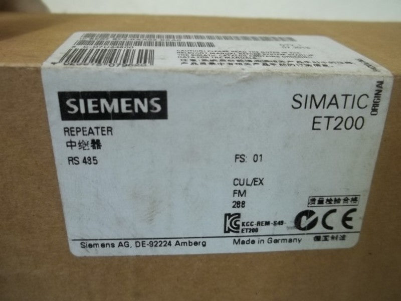 SIEMENS 6ES7 972-0AA02-0XA0 REPEATER * FACTORY SEALED *