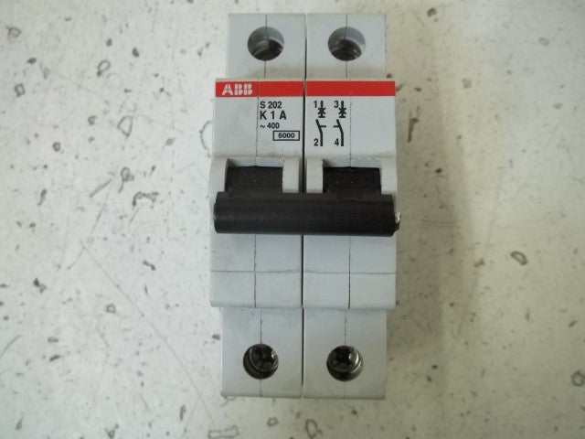 LOT OF 3 ABB S202-K1A CIRCUIT BREAKER *NEW NO BOX*