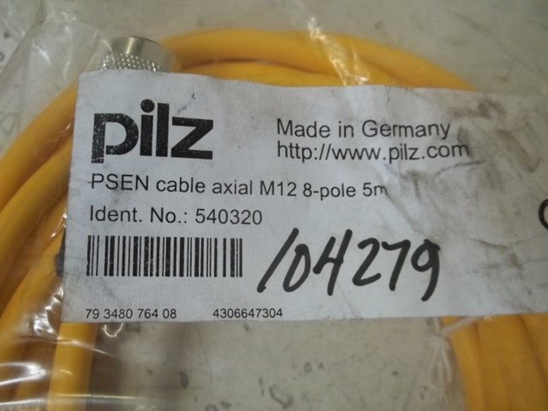 PILZ 540320 PSEN CABLE AXIAL M12 8-P * NEW IN FACTORY BAG *