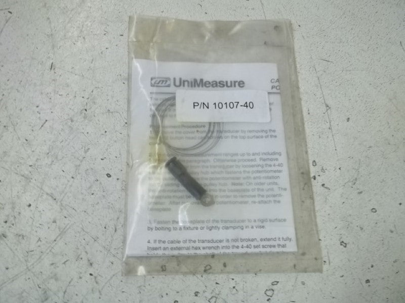 UNIMEASURE 10107-40 * NEW IN A BAG *