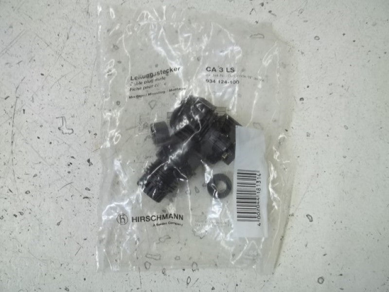 HIRSCHMANN CA3LS CABLE PLUG MALE * NEW IN FACTORY BAG *