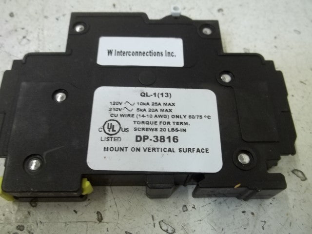 LOT OF 10 CBI QL18KM05LW CIRCUIT BREAKER *USED*