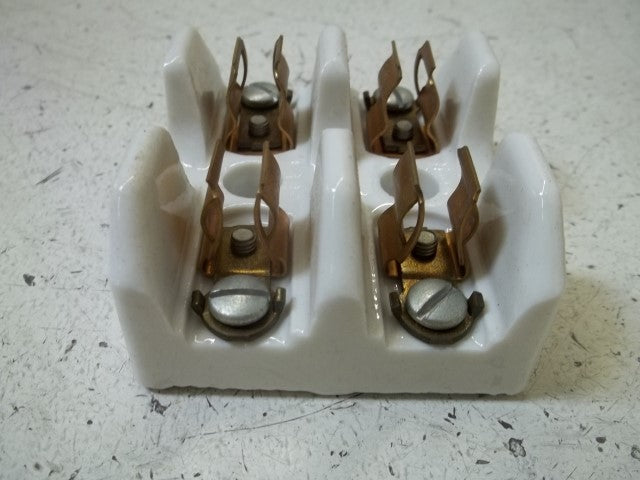 LOT OF 3 MULTI ELECTRIC 2502 CATRIDGE FUSEHOLDER PORCELAIN BASE *NEW IN BOX*