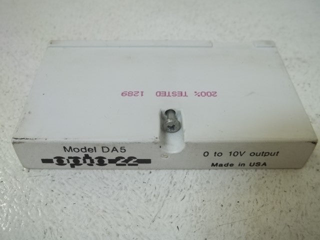 LOT OF 4 OPTO 22 MODEL DA5 I/O MODULE *USED*