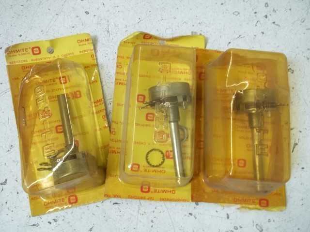 LOT OF 3 OHMITE CU2531 POTENTIOMETER *ORIGINAL PACKAGE*
