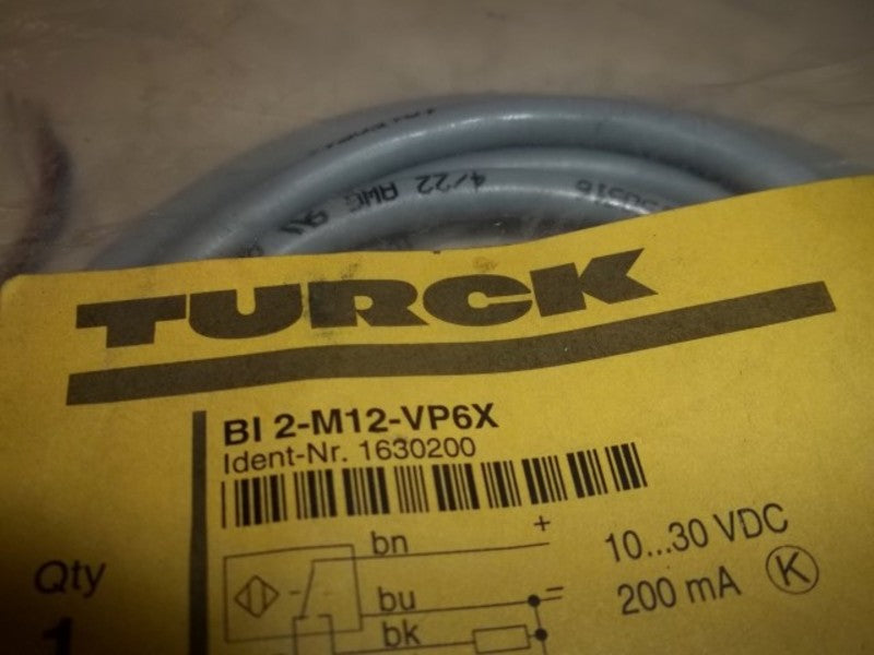 TURCK BI2-M12-VP6X PROXIMITY SWITCH * NEW IN FACTORY BAG *