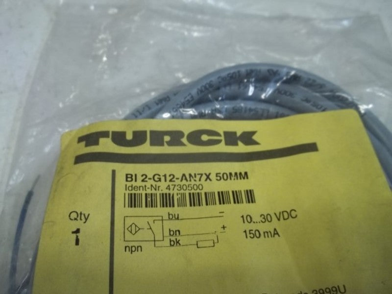 TURCK BI2-G12-AN7X 50MM PROXIMITY SWITCH * NEW IN FACTORY BAG *
