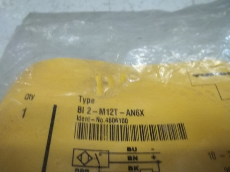 TURCK BI2-M12T-AN6X PROXIMITY SWITCH * NEW IN FACTORY BAG *