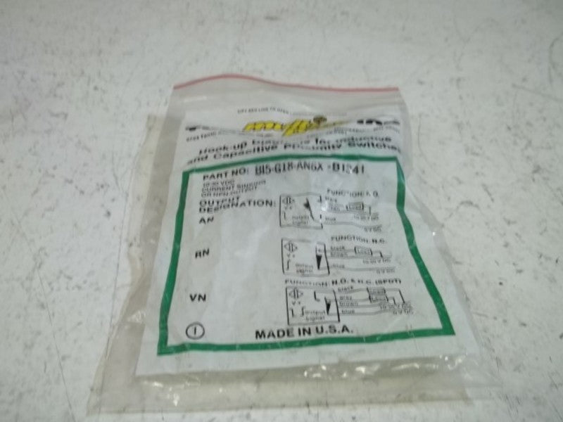 TURCK BI5-G18-AN6X--B1341 PROXIMITY SWITCH * NEW IN FACTORY BAG *