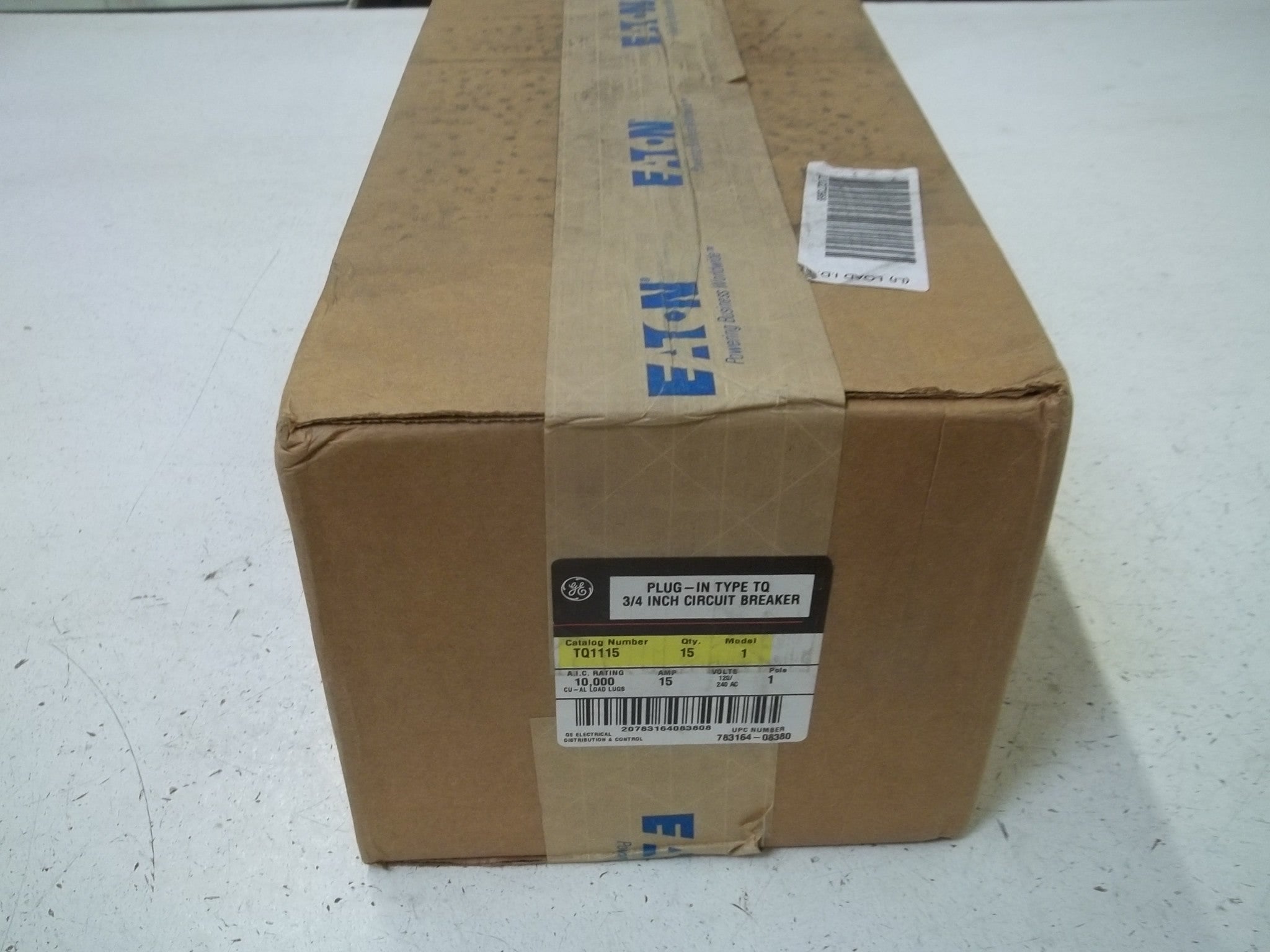 LOT OF 15 GENERAL ELECTRIC TQ1115 CIRCUIT BREAKER *FACTORY SEALED*
