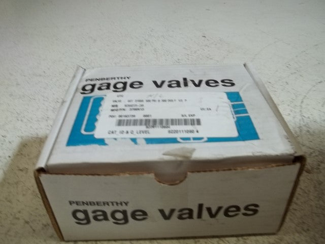 LOT OF 2 PENBERTHY 64251-020 GAGE VALVES *NEW IN BOX*